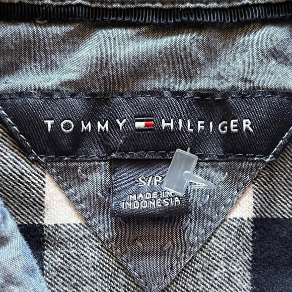 Tommy Hilfiger Check Plaid Popover Shirt S Fishermen Angler Hiking Preppy Y2K - Picture 9 of 10